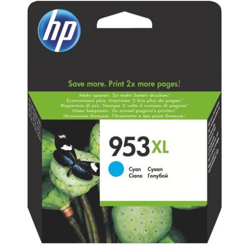 HP 953XL Cartucho original cian de alta capacidad (1600 páginas)