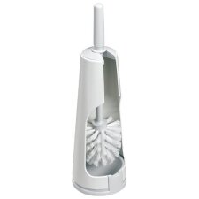 Set toilet brush + holder, white