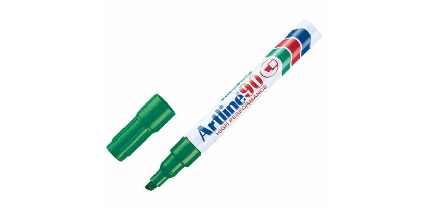 Marqueur permanent Artline 90 pointe biseautée de 2 à 5 mm