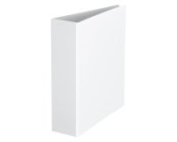 Classeur 4 anneaux cartonné Bruneau personnalisable A4 - Dos 8,5 cm blanc