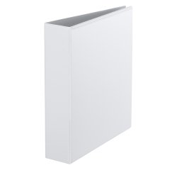 Ordner 4 rings plastic Bruneau personalizable A4+ back 70 mm white 