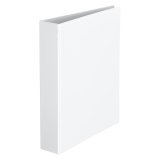 Classeur 4 anneaux cartonné Bruneau personnalisable A4 maxi - Dos 6 cm blanc