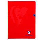 Geniet schrift Mimesys Clairefontaine 24 x 32 cm grote ruitjes 96 pagina's