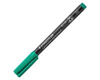 Stylo feutre Staedtler Lumocolor 317 M permanent pointe 1 mm - écriture moyenne vert