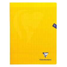 Cahier piqué Clairefontaine Mimesys 24 x 32 cm grands carreaux 96 pages