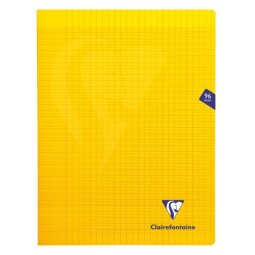 Geniet schrift Mimesys Clairefontaine 24 x 32 cm grote ruitjes 96 pagina's