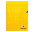 Cahier piqué Clairefontaine Mimesys 24 x 32 cm grands carreaux 96 pages
