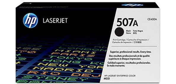HP 507A - CE400A toner noir pour imprimante laser