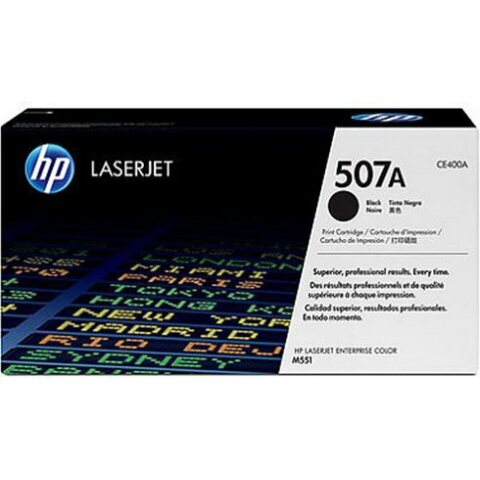 HP 507A (CE400A) tóner original negro de capacidad estándar (5500 páginas)