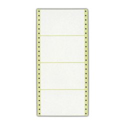 Etiquette listing 125 x 74 mm blanche - Boîte de 2000