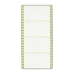 Self adhesive lables 125 x 74 mm white - Box of 2000