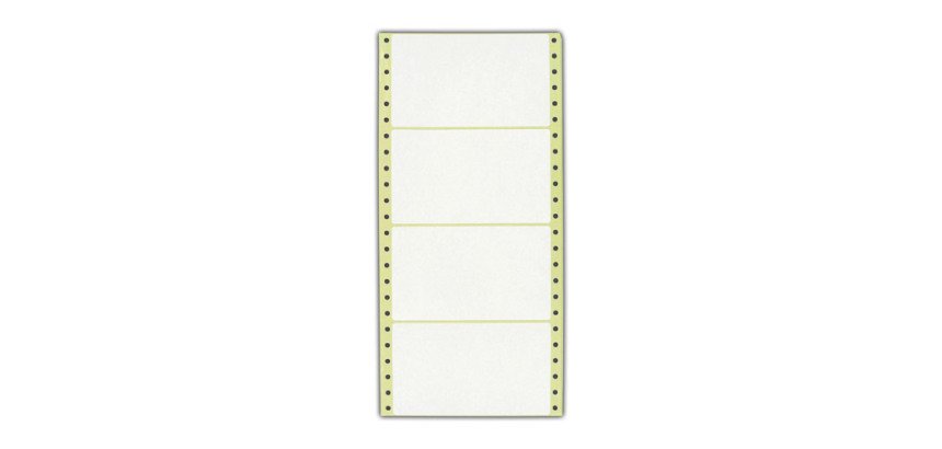 Etiquettes informatiques adhésives 125x 74 mm - Boîte de 2000