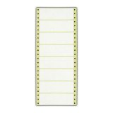 Etiquette listing 107 x 36 mm blanche - Boîte de 4000