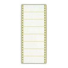 Etiquette listing 107 x 36 mm blanche - Boîte de 4000