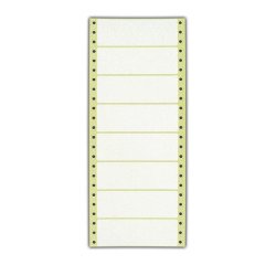 Etiqueta para listado 107 x 36 mm blanco - Caja de 4000