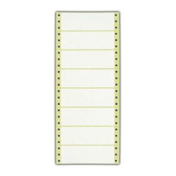 Self adhesive lables 107 x 36 mm white - Box of 4000