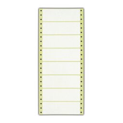 Etiquette listing 107 x 36 mm blanche - Boîte de 4000