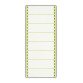 Self adhesive lables 107 x 36 mm white - Box of 4000