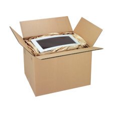 Carton Caisse américaine kraft brun simple cannelure L 60 x l 40 x H 40 cm