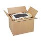 American box brown kraft double groove L 40 x l 30 x H 30 cm