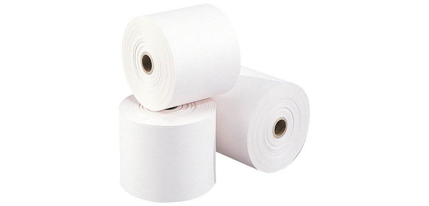 Rollenkasse, Exacompta-Taschenrechner 5770120V - B 57 mm x L 44 m, Ø 70 mm - 1-lagig- Packung mit 10
