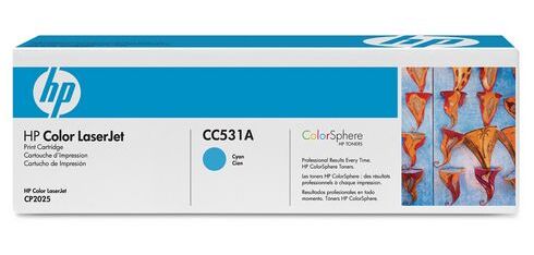 Toner HP 304A CC53xA couleur séparée pour imprimante laser