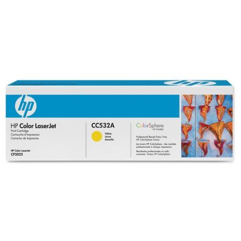 Toner HP originale 304A giallo cc532a