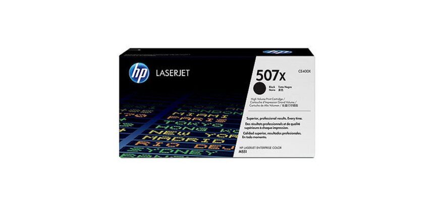 HP 507A CE400X Toner haute capacité noir pour imprimante laser