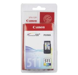Cartouche Canon CL-511 3 couleurs pour imprimante jet d'encre