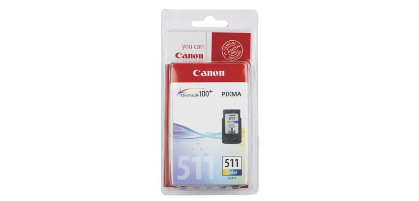 Cartouche Canon CL-511 3 couleurs pour imprimante jet d'encre