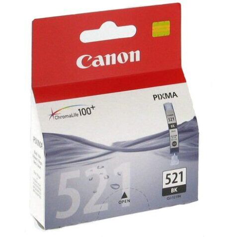 Cartridge Canon CLI-521 BK zwart