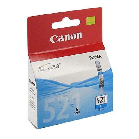 Canon CLI-521 cartucho original cian (446 páginas)