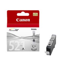 Cartouche Canon CLI-521G grise pour imprimante jet d'encre