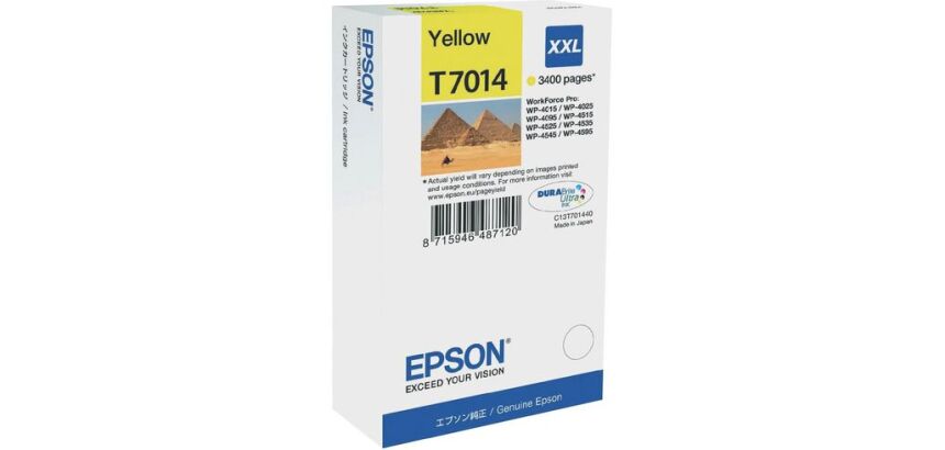 Cartuccia inchiostro Epson originale T7014 giallo c13t70144010