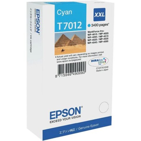 Cartridge Epson T701X separated colors