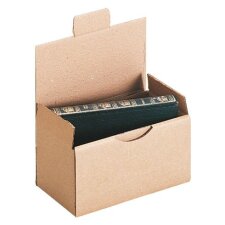 Caja postal kraft natural canal simple Alt. 10 x An 10 x Fon. 20 cm