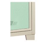 Garderobenständer für Schulen - 2 Spalten H 207cm