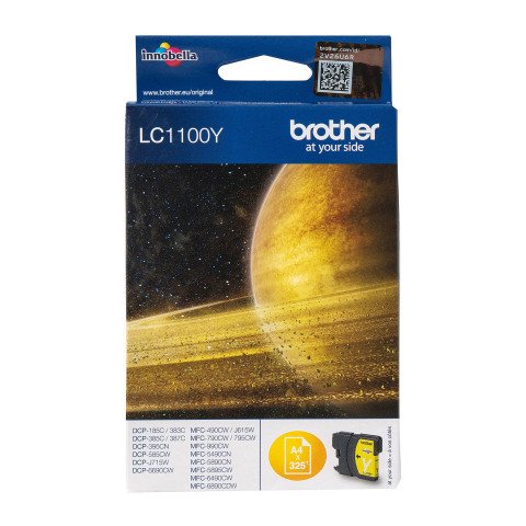 Brother LC-1100 cartucho original amarillo de capacidad estándar (325 páginas)