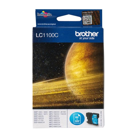 Brother LC-1100 cartucho original cian de capacidad estándar (325 páginas)