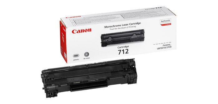 Toner Canon CRG712 noir pour imprimante laser