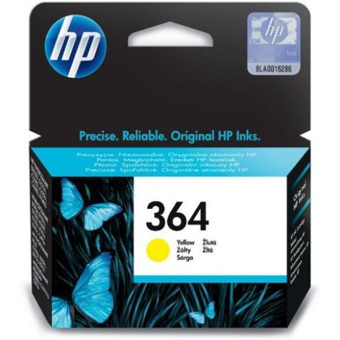 HP 364 Cartouche jaune pour imprimante jet d'encre