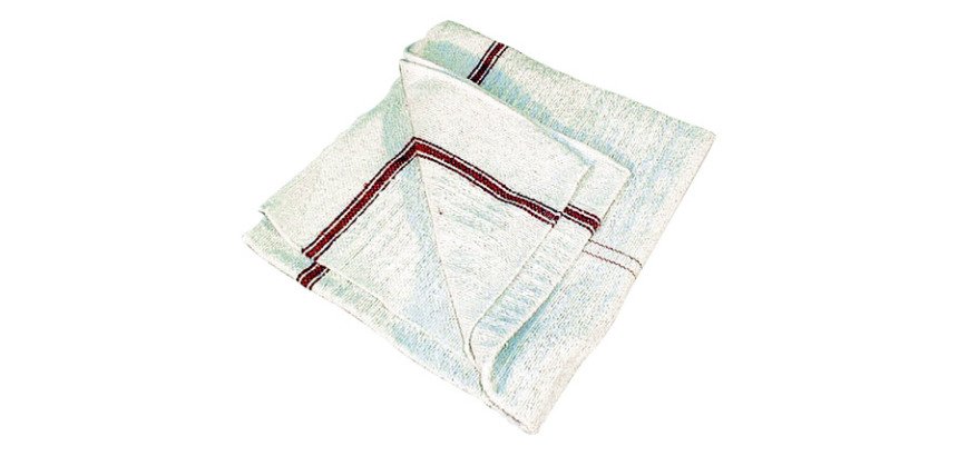 Serpillière gaufrée écrue - Paquet de 10