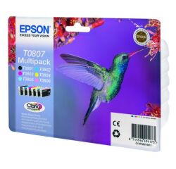 Epson T0807 Pack de 6 couleurs