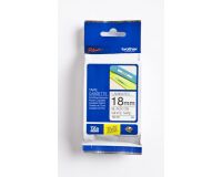 Cinta laminada TZe 241 blanco escritura negra