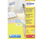 Etiquettes adresses laser 45,7 x 25,4 mm Avery L7654-100 - Boîte de 4000