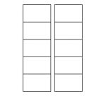 Carte de visite laser Avery Quick and Clean C32016- 85 x 54 mm 220 gr blanche - Pochette de 250