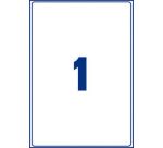 Etiquettes adresses laser 199,6 x 289,1 mm Avery L7167-100 - Boîte de 100