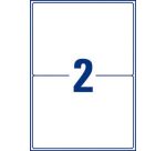 Etiquettes adresses laser 199,6 x 143,5 mm Avery L7168-100 - Boîte de 200