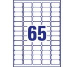 Etiquetas transparentes láser 38,1x21,2 mm Avery L7551