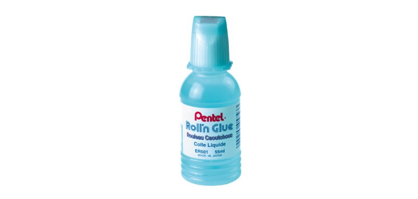 Colle glue roller Pentel Roll'n Glue permanente 55 ml